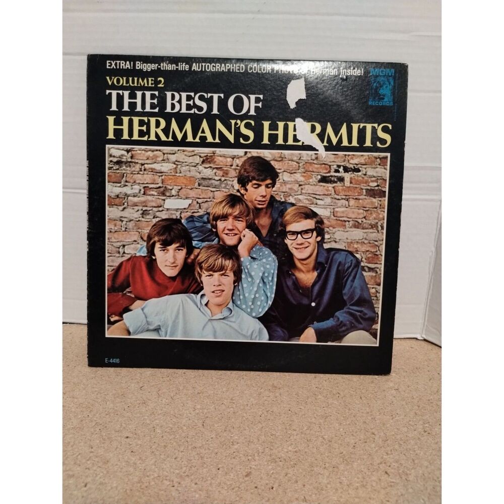 The Best of Herman’s Hermits Vol.2 1966 MGM E4416 vinyl LP